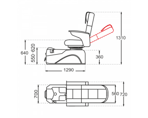 Педикюрный спа комплекс SD-A005